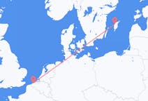 Flyg från Ostend till Visby