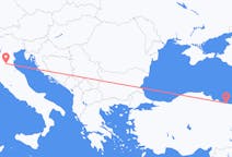 Flyg från Ordu, Turkiet till Bologna, Italien