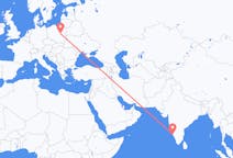 出发地 印度出发地 门格洛尔目的地 波兰华沙的航班