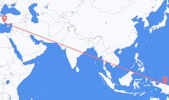 Flights from Jayapura, Indonesia to Antalya, Turkey