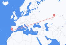 Flyg från Qostanaj, Kazakstan till Faro, Portugal