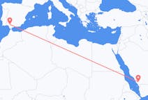 Flyrejser fra Abha, Saudi-Arabien til Sevilla, Spanien
