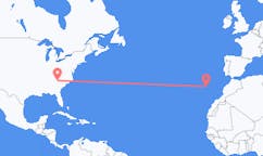 Flyg från Greenville (regionhuvudort), USA till Funchal, Portugal