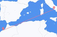 Flyreiser fra Casablanca, Marokko til Napoli, Italia