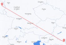 Fly fra Liège til Osijek