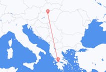 Flyreiser fra Patras, Hellas til Budapest, Ungarn
