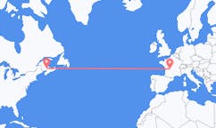Flyreiser fra Moncton, Canada til Limoges, Frankrike