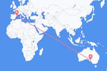 出发地 澳大利亚出发地 怀阿拉目的地 西班牙巴塞罗那的航班