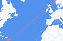 Flights from Willemstad to Bergen