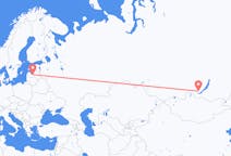Flights from Riga, Latvia to Irkutsk, Russia