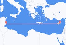 Flyreiser fra Sfax, til Larnaka