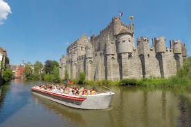 中世ゲントのガイド付きボート ツアー