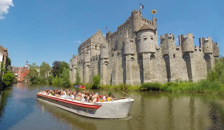 Guided boat trip in medieval Ghent 