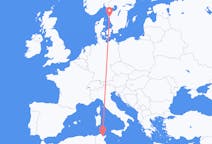 Flights from Tunis to Gothenburg