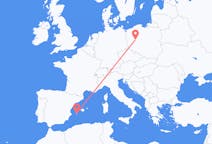 Vluchten van Poznan, Polen naar Ibiza, Spanje