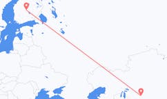 Flyreiser fra Kyzylorda, Kasakhstan til Jyväskylä, Finland