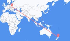 Flyg från Palmerston North, Nya Zeeland till Rzeszow, Polen