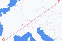Flyreiser fra Zaragoza, til Warszawa