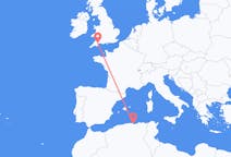 Voli from Béjaïa, Algeria to Exeter, Inghilterra