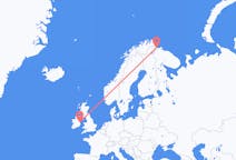Vols de Kirkenes, Norvège pour Dublin, Irlande
