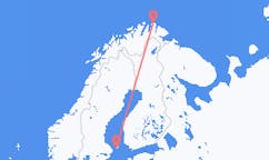ノルウェーのメハムンから、オーランド諸島のマリエハムンまでのフライト
