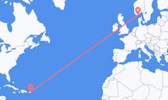 Flyreiser fra San Juan, til Kristiansand