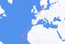 Flyrejser fra São Vicente, Kap Verde til Sonderburg, Danmark