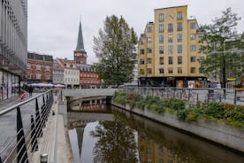 Cityscape of Aarhus in Denmark.