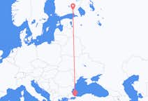 Loty z Lappeenranta, Finlandia z Stambuł, Turcja