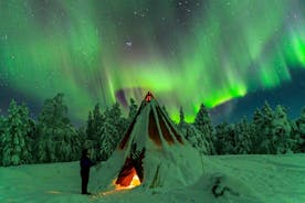 Auroras i Saariselkä – Northern Lights Photo Tour i bil og til fods