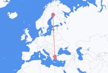 Flyreiser fra Karleby, Finland til Parikia, Hellas