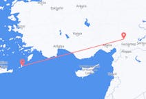 Vluchten van Kahramanmaraş naar Karpathos