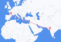 Flyrejser fra Surat, Indien til Toulouse, Frankrig