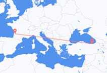 Рейсы из Трабзон, Турция в Бордо, Франция