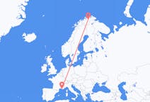 Flights from Lakselv, Norway to Marseille, France