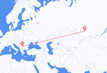 Flights from Novokuznetsk, Russia to Niš, Serbia