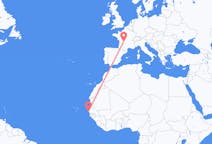 Flyg från Dakar, Senegal till Limoges, Frankrike