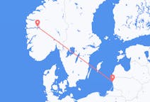 Flyreiser fra Palanga, Litauen til Sogndal, Norge