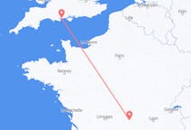 Flyreiser fra Clermont-Ferrand, Frankrike til Bournemouth, England