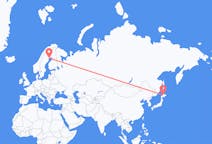 Flights from Asahikawa, Japan to Luleå, Sweden