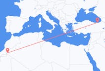 Lennot Tindoufilta, Algeria Trabzoniin, Turkki