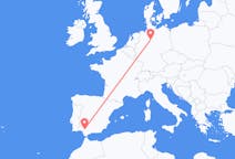 Vluchten van Hannover, Duitsland naar Sevilla, Spanje