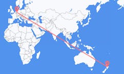 Flyreiser fra Taupo, New Zealand til Köln, Tyskland