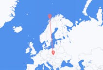 Vluchten uit Krakau, Polen naar Andenes, Noorwegen