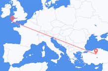 Flug frá Newquay, Englandi til Ankara, Tyrklandi