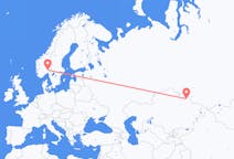 Flyreiser fra Pavlodar, til Oslo