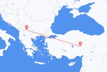 Flyg från Skopje, Nordmakedonien till Kayseri, Turkiet