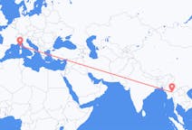 Flights from Loikaw, Myanmar (Burma) to Calvi, Haute-Corse, France
