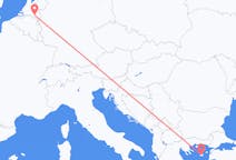 Vluchten van Eindhoven, Nederland naar Lemnos, Griekenland