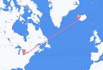 Flights from Cleveland to Reykjavík